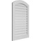 Ekena Millwork Arch Top Surface Mount PVC Gable Vent: Non-Functional, w/ 3-1/2"W x 1"P Standard Frame, 28"W x 40"H GVPAR28X4001SN - alternate 3
